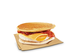 Bacon, Egg, & Cheese Pancake Sandwich