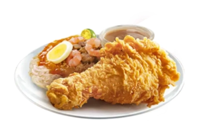 1 - pc. Chickenjoy with Palabok