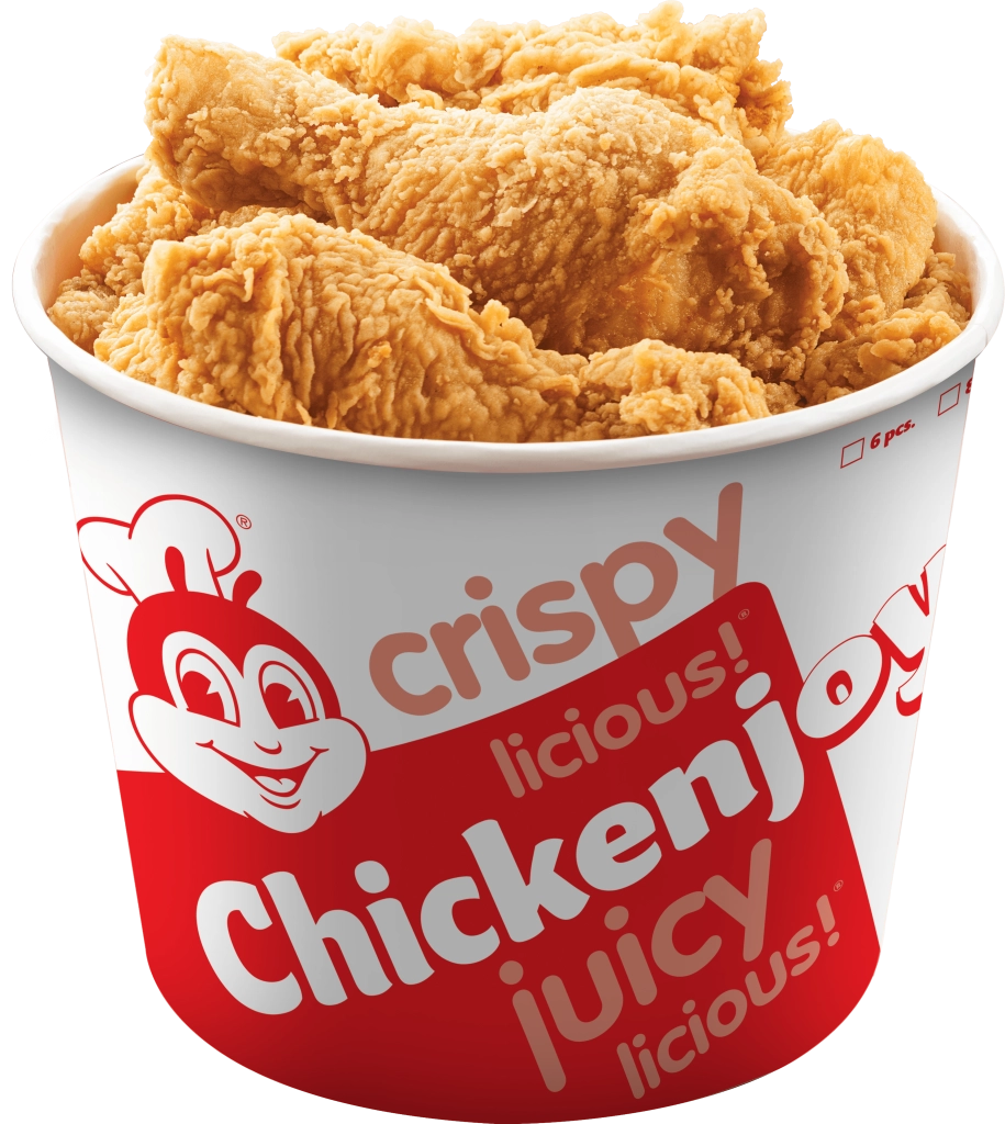 6 - pc. Chickenjoy Bucket