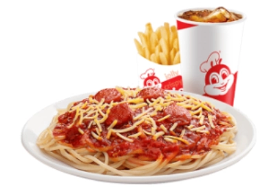 JOLLY SPAGHETTI & PALABOK FAMILY PAN AT JOLLIBEE